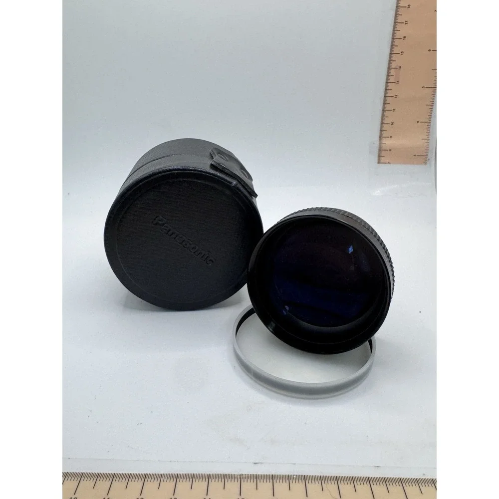 Panasonic Tele Conversion Lens M49 P0.75 w/ Case & Caps Near Mint Japan
